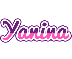 Yanina cheerful logo