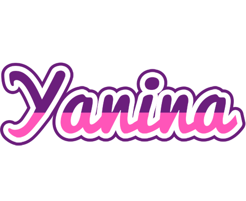 Yanina cheerful logo