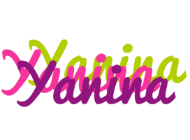 Yanina flowers logo