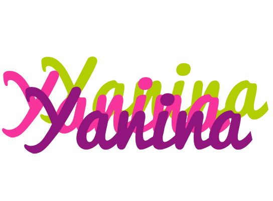 Yanina flowers logo