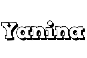 Yanina snowing logo