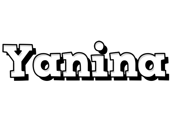 Yanina snowing logo