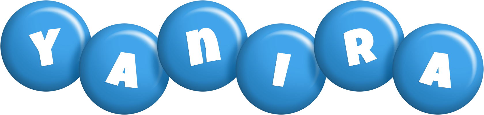 Yanira candy-blue logo