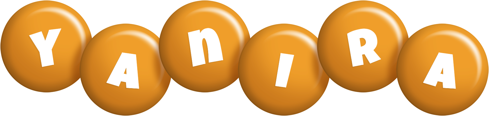 Yanira candy-orange logo
