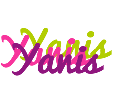 Yanis flowers logo