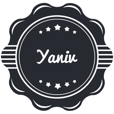 Yaniv badge logo