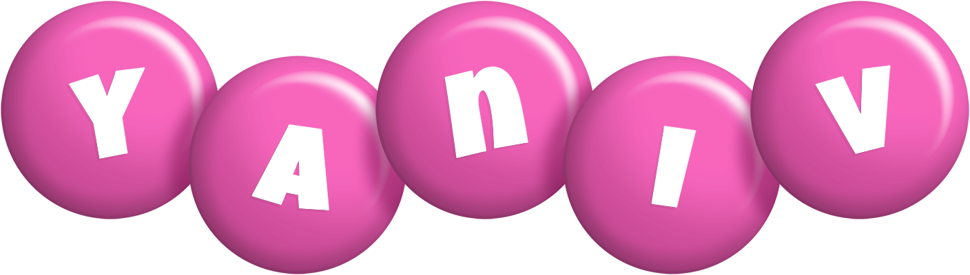 Yaniv candy-pink logo
