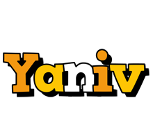 Yaniv cartoon logo