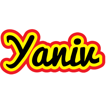 Yaniv flaming logo