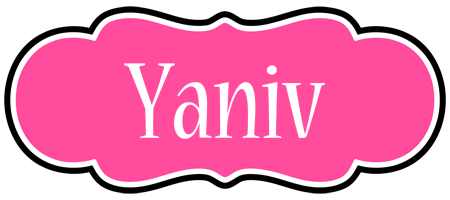 Yaniv invitation logo