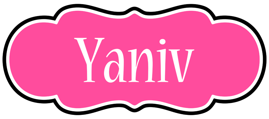Yaniv invitation logo