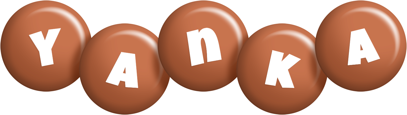 Yanka candy-brown logo