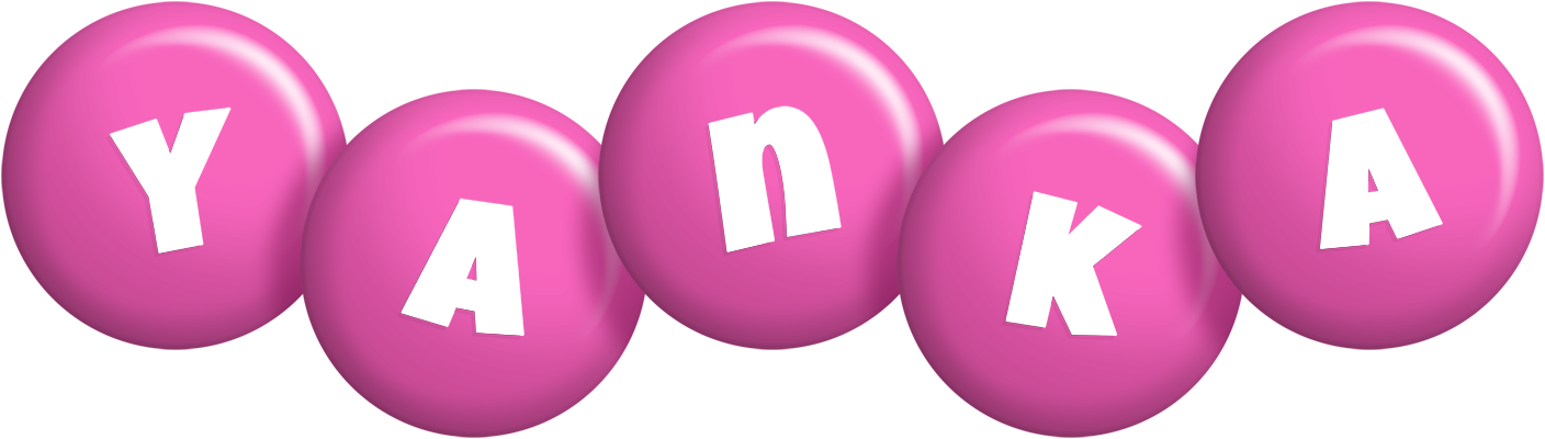 Yanka candy-pink logo
