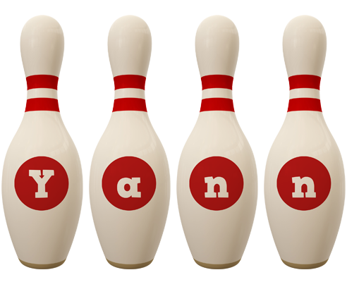 Yann bowling-pin logo