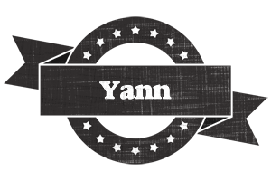 Yann grunge logo