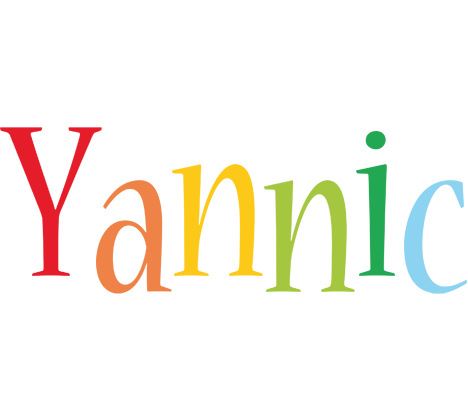 Yannic birthday logo