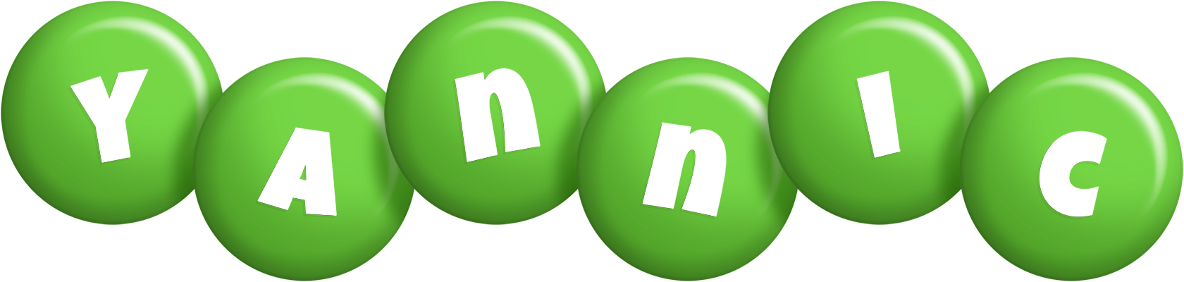 Yannic candy-green logo