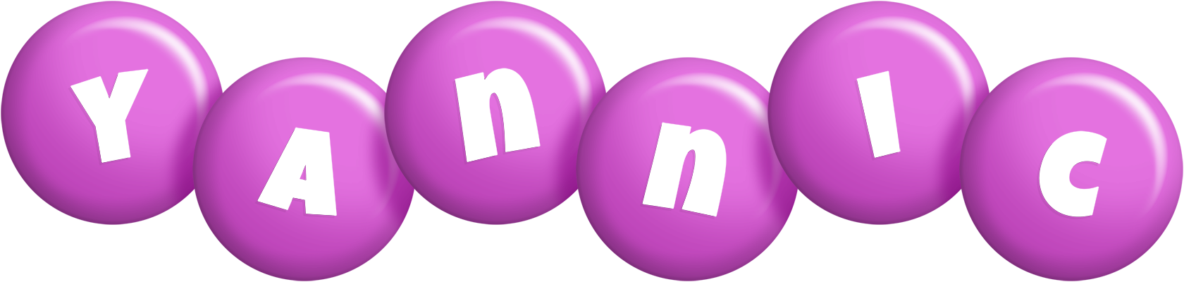Yannic candy-purple logo