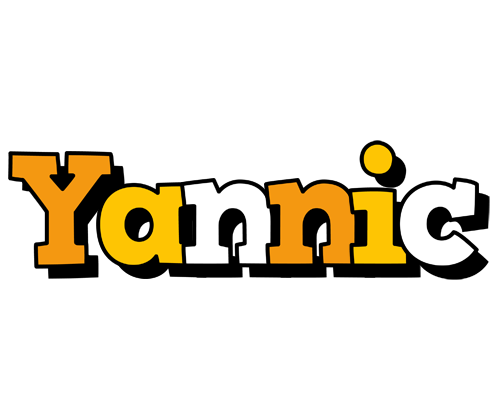 Yannic cartoon logo