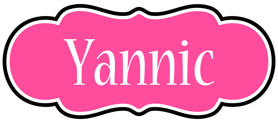 Yannic invitation logo