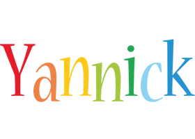 Yannick birthday logo