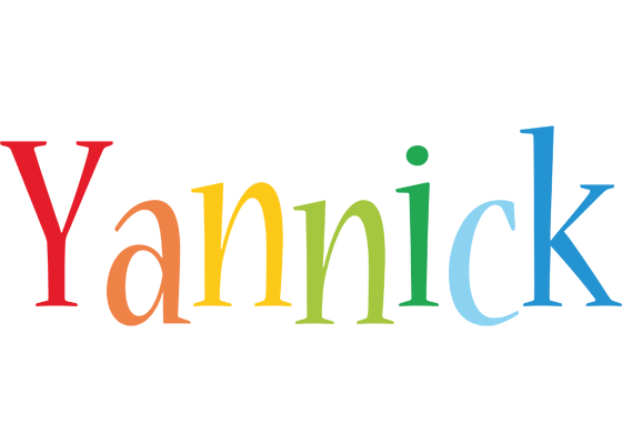 Yannick birthday logo