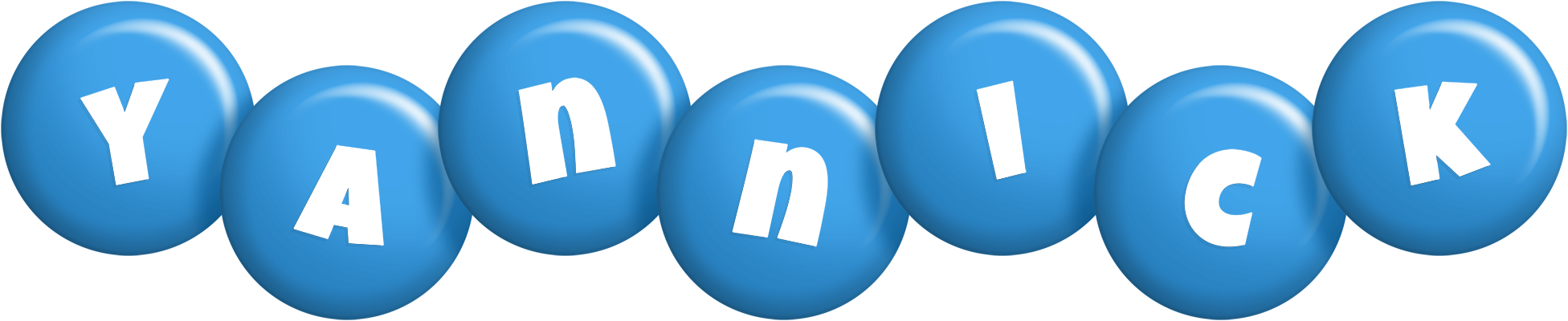 Yannick candy-blue logo