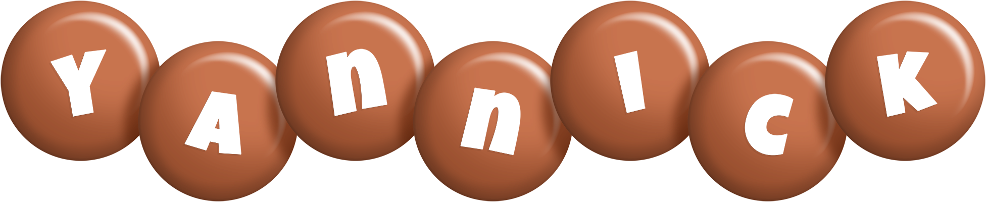 Yannick candy-brown logo