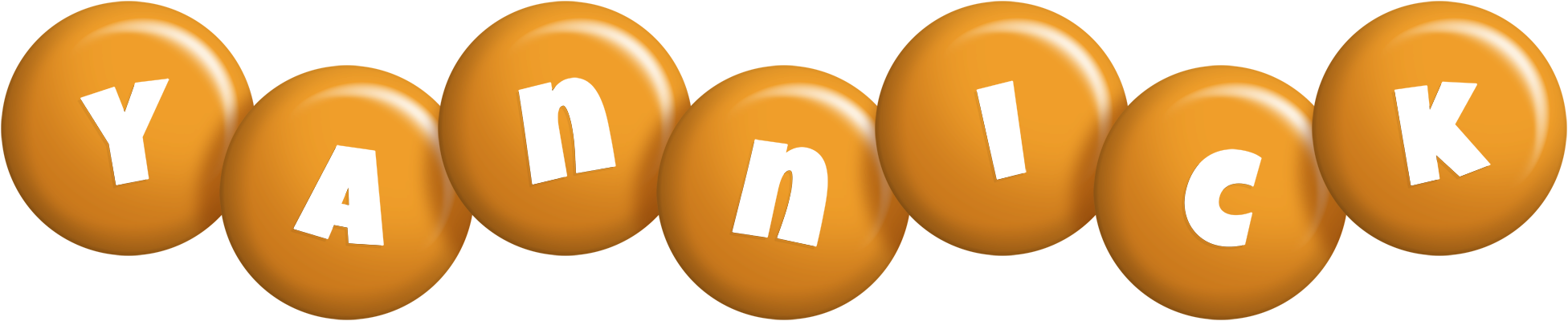 Yannick candy-orange logo