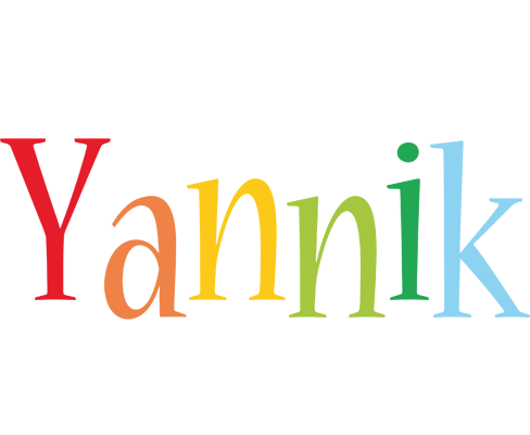 Yannik birthday logo