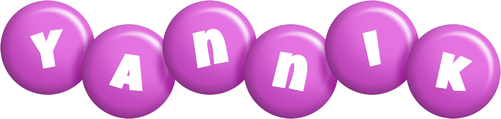 Yannik candy-purple logo