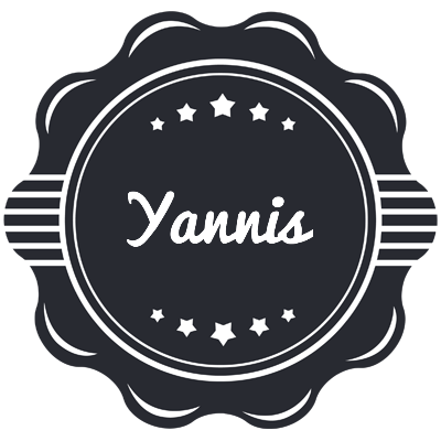Yannis badge logo