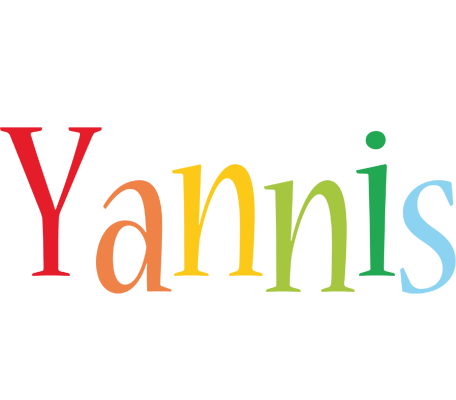 Yannis birthday logo
