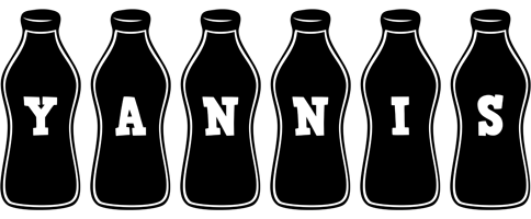 Yannis bottle logo