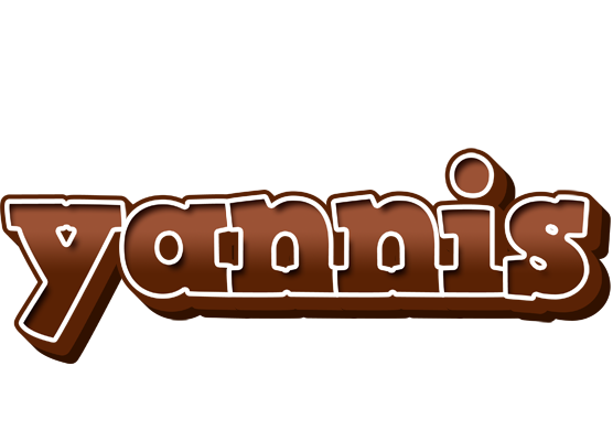 Yannis brownie logo