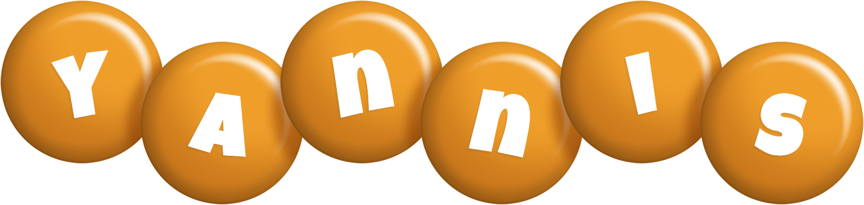 Yannis candy-orange logo