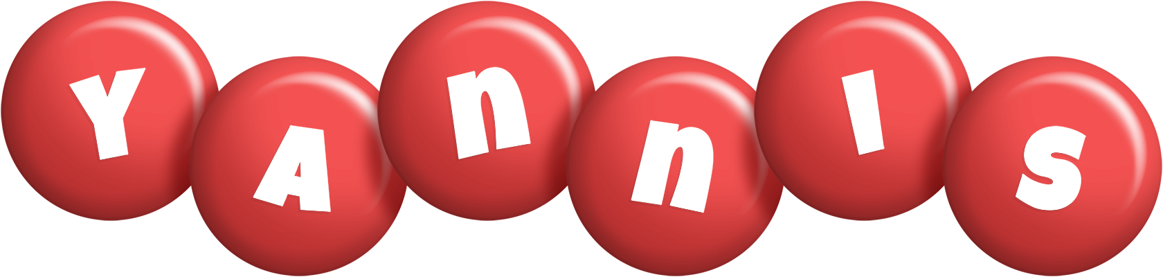 Yannis candy-red logo