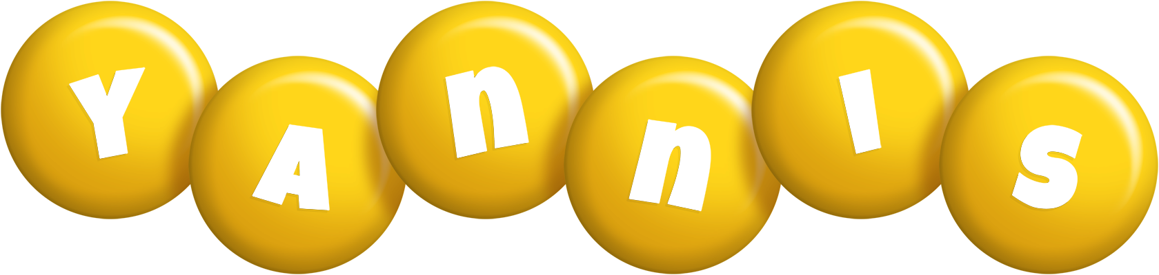 Yannis candy-yellow logo