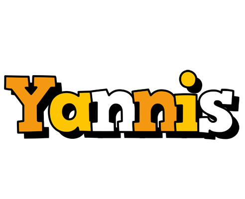 Yannis cartoon logo