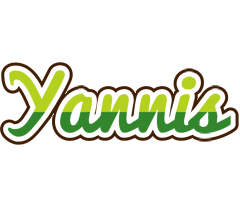 Yannis golfing logo