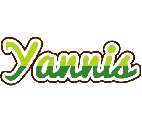 Yannis golfing logo