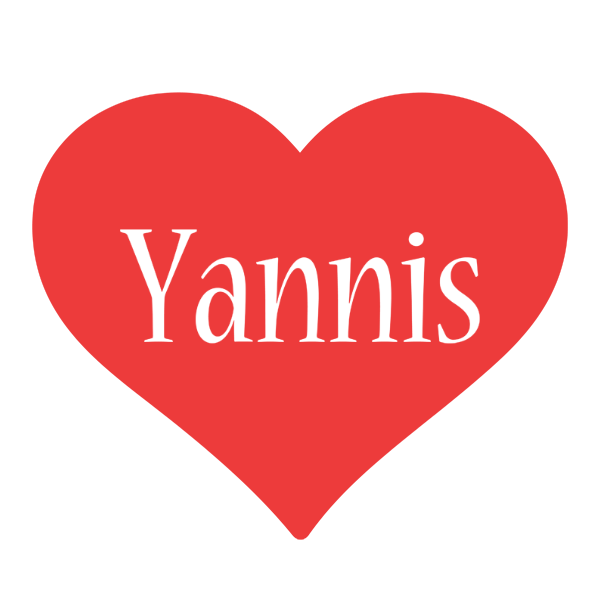 Yannis love logo