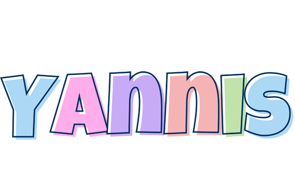 Yannis pastel logo