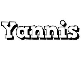 Yannis snowing logo