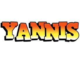 Yannis sunset logo