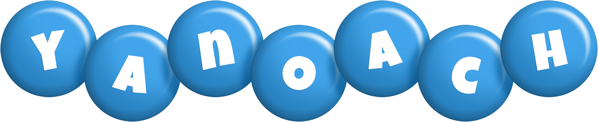 Yanoach candy-blue logo