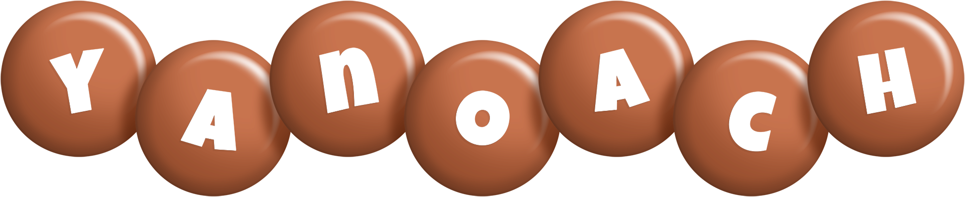 Yanoach candy-brown logo