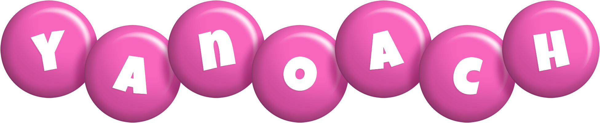 Yanoach candy-pink logo