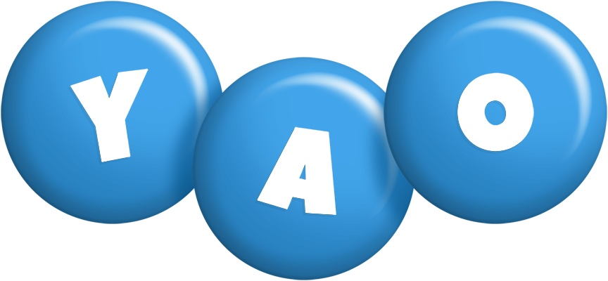 Yao candy-blue logo