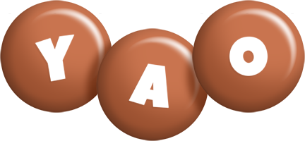 Yao candy-brown logo